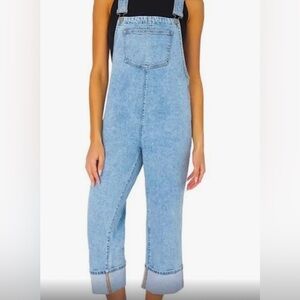 We wore what cuffed overalls